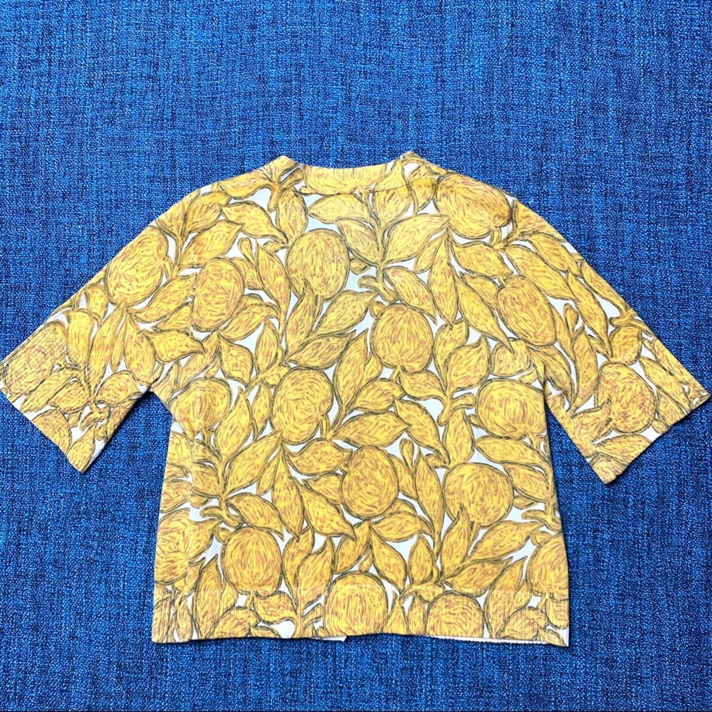 Anthropologie Tabitha Golden Plum Cardigan Sweater - Picture 5 of 7